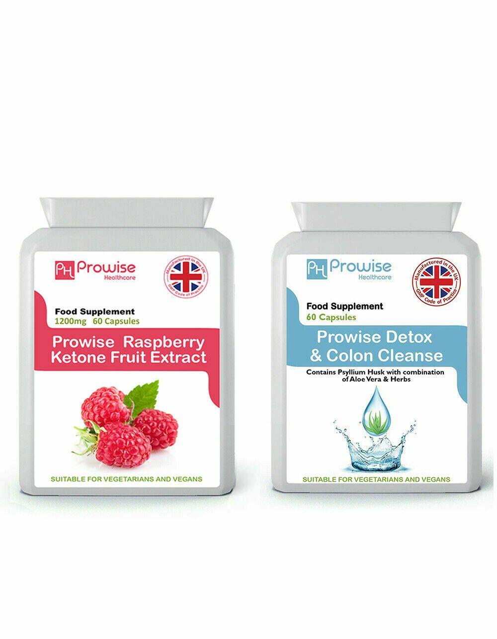 Raspberry Ketones + Colon Cleanse Prowise By Prowise Healthcare